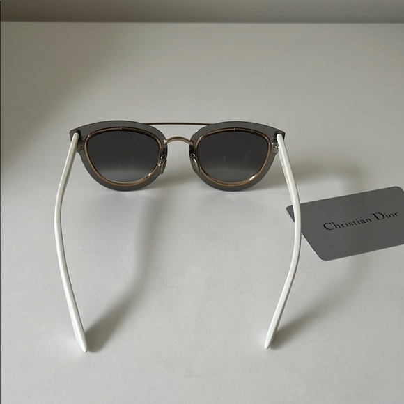 Dior white/Silver chromic mirror sun Glasses